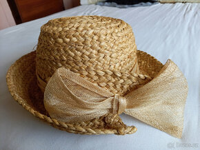 RETRO SLAMĚNÝ DÁMSKÝ KLOBOUK - 2
