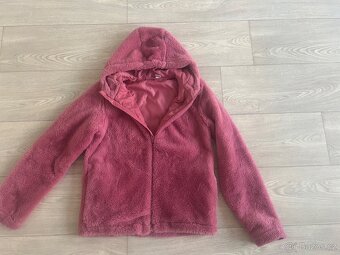 Medvidková bunda,vel. 158 věk 12/13let - 2