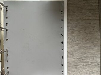 Šanon - černý, bílý s číselným rozlišovačem, A4, 2 ks - 2