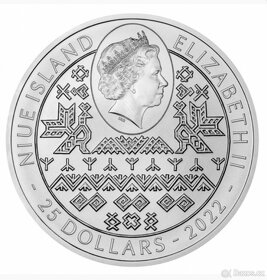 Stříbrná 10 oz investiční mince slovenský orel 2022 - 2