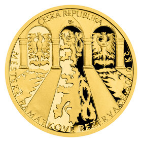 Zlatá mince ČNB 5000 Kč: KROMĚŘÍŽ - PROOF - 2