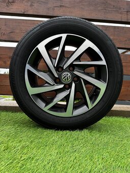 Alu kola 5x100 r15 s letním pneu (bipo) - 2