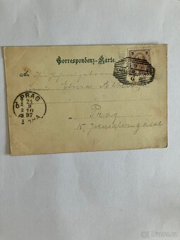 Pohlednice Karlsbad rok 1897 - 2