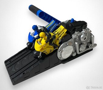 Hot Wheels motorky – Crank ’Em, Side by Side | Závodní set - 2