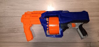 Nerf Surgefire - výborný stav + 15 nábojů zdarma - 2