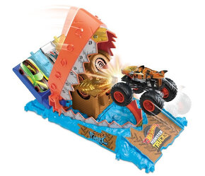 Hot Wheels Monster Trucks Závod o poklad TIGER SHARK - 2