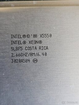9 ks Intel Xeon X5550 4C / 8TH 8M Cache,2.66GHz - 2