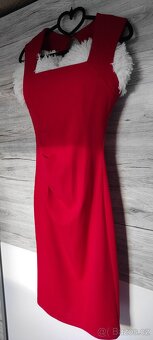 Comtessa - elegantní šaty červené, vel. S - 2