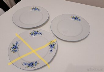 Originál Bernadotte Thun - porcelánové talíře velké mělké - 2