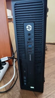 Počítačová HP EliteDesk 705 + monitor,klávesnice,myš,repro - 2