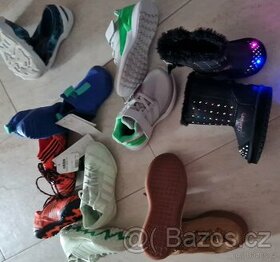 Dětské boty-NOVÉ Adidas, Reebok (použité jsou jen bačkory) - 2