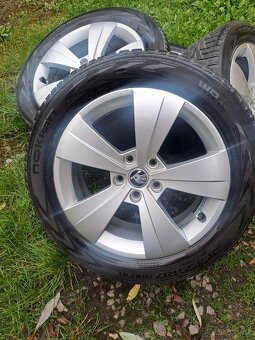 Alu kola 5x112 originál Škoda Superb III 215/55 R17 - 2