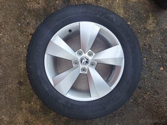 NOVÁ 215/65 R17 zimní originál Alu sada Škoda Kodiaq - 2