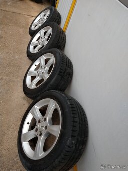 Mercedes benz originál ALU sada 16" dvourozměr W203 atd - 2