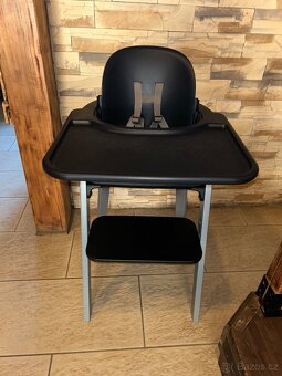 Židlička Stokke Steps Black/ Storm Grey - 2
