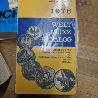 Katalogy známek a mincí 1967,1974,1976 a 1994 - 2