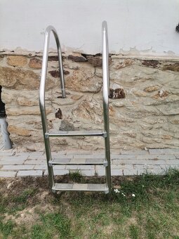 Prodám nerezové schody do bazénu - 2
