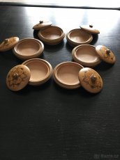 dřevěné misečky,retro. - 2