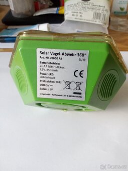 Solární plašiče ptáků - 2