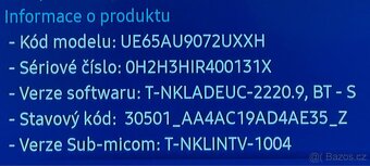 Prodám samsung 65’’ - 2