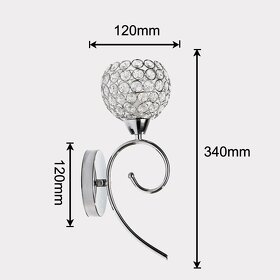 NÁSTĚNNÁ LAMPA KŘIŠŤÁL - 2