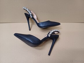 Černé lodičky volná pata vel.37 - 2