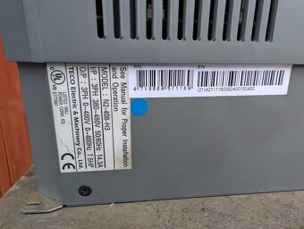 Frekvenční měnič 5,5kw - výborný stav - 2