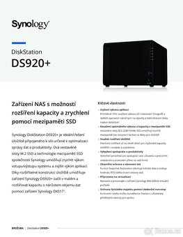 Synology DS920+ NAS 4 pozice - 2