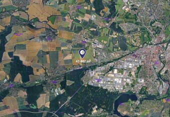 Prodej podílu 1/4 pole 10 867 m², Plzeň - 2