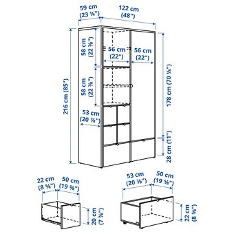 Šatní skříň VISTHUS Wardrobe - 2