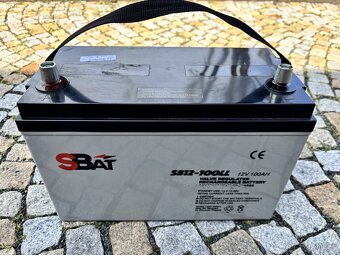 Baterie AGM VRLA 12V 100Ah SBAT pro obytné auto / karavan - 2