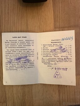 Mechanický holicí strojek z roku 1969 - 2