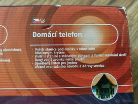 Domácí telefon, podsvícený, drátový, pod omítku - 2