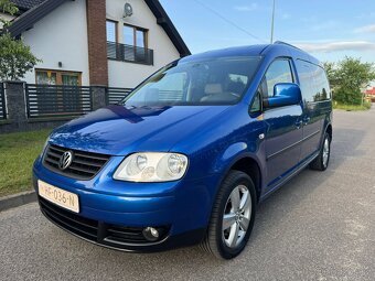 VW CADDY MAXI 1.9TDI 77KW 7 MÍST R.V.2009 TOP STAV - 2