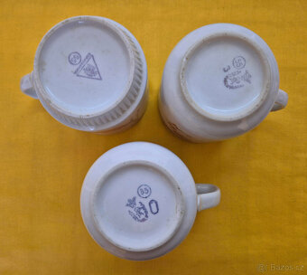 Hrnky retro porcelánové - 2