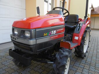Malotraktor MITSUBISHI MTZ18D s rotavátorem - 2