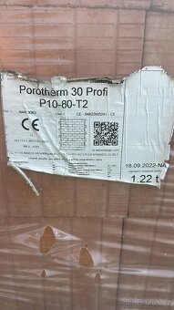 Broušené bloky cihly Porotherm 30 profi 10 - 2