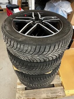 4x Obutá Alu kola DEZENT 215/55R16, 4x100, zimní Bridgestone - 2