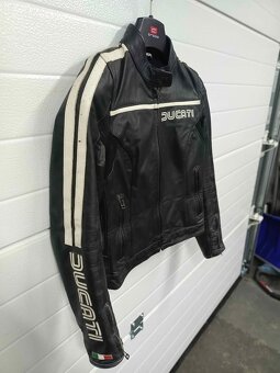 Dámská kožená bunda na motorku Ducati Dainese černá - 2