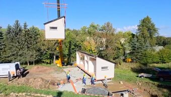 Práce na interiérech montovaných dřevostaveb - 2