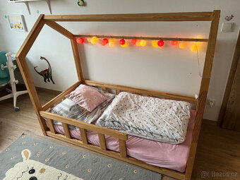Dětská domečková postýlka 160x80 - 2