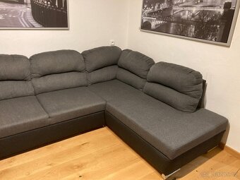 Rozkládací sedačka s úložným prostorem – - 2