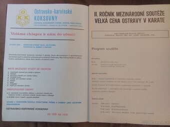 Prodám brožuru karate. - 2