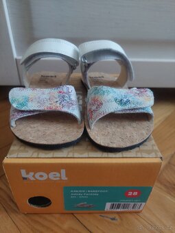 Dívčí barefoot kožené sandálky Koel Ashley vel. 28 - 2