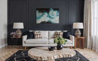 Abstraktní obraz Modrý anděl 120x80cm - 2