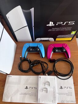 PS5 Slim 1TB digital + dva ovladače - 2
