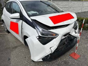 Predám havarovanú Toyota Aygo 999cm 53 kW tok 7/2020. - 2