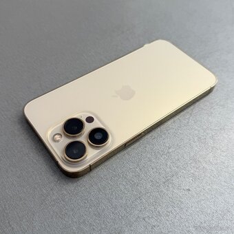 iPhone 13 Pro 128GB zlatý, 100% baterie, 12 měsíců záruka - 2