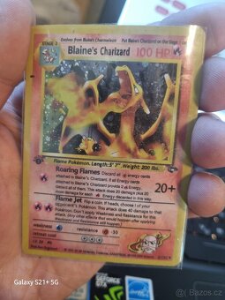 Blaine's charizard pokemon karta - 2