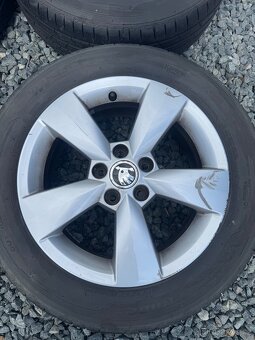 Alu sada škoda 15” 5x100, 185/60 r15 - 2